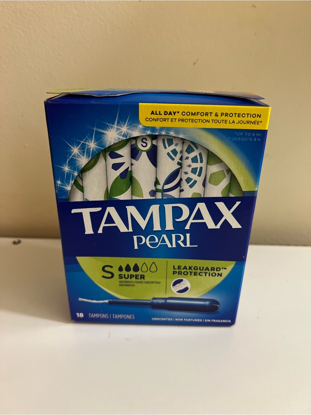 Super Unscented Tampons - Blue & White-36 Box+ Free items on last picture
